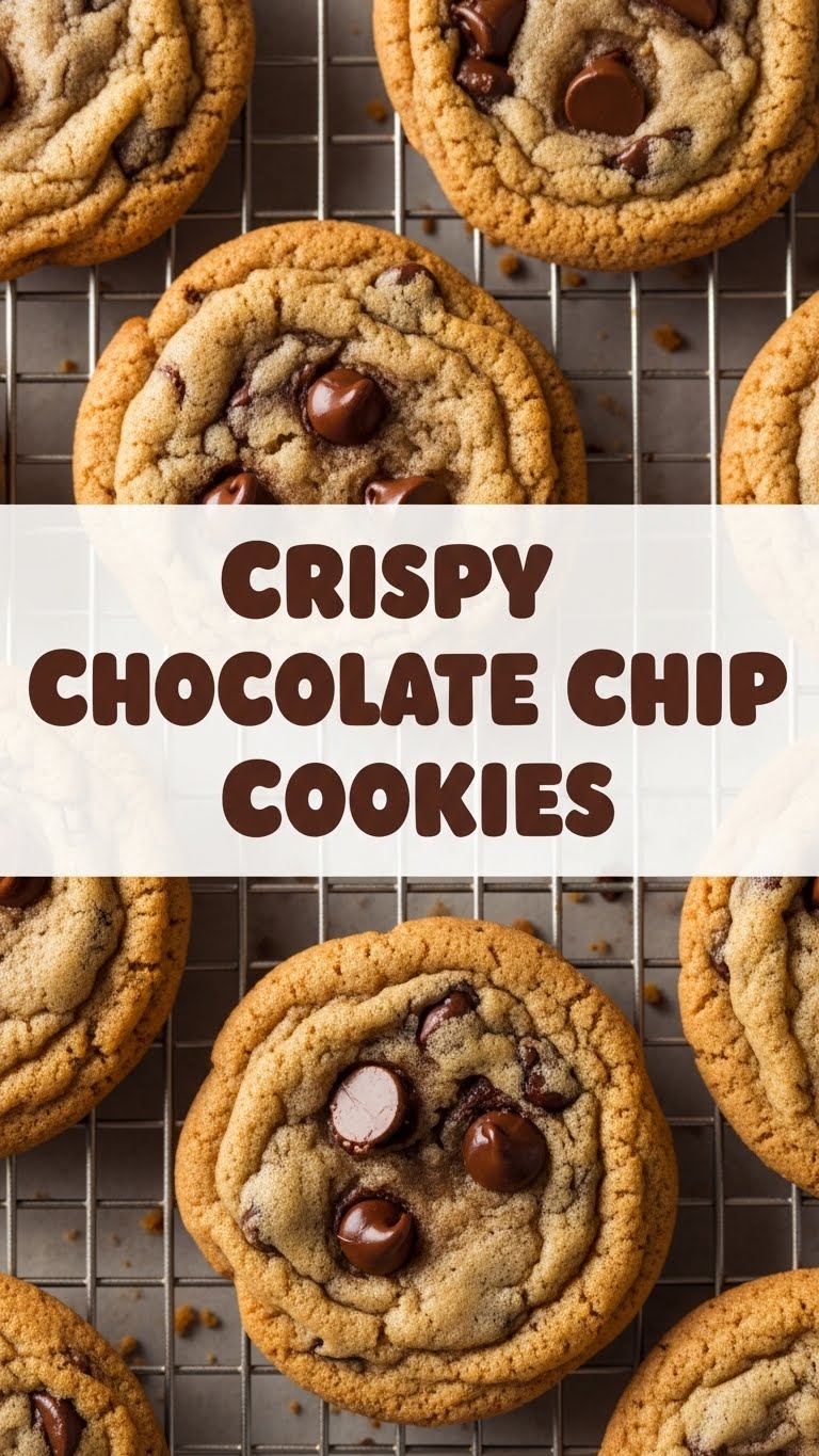 Crispy Chocolate Chip Cookies