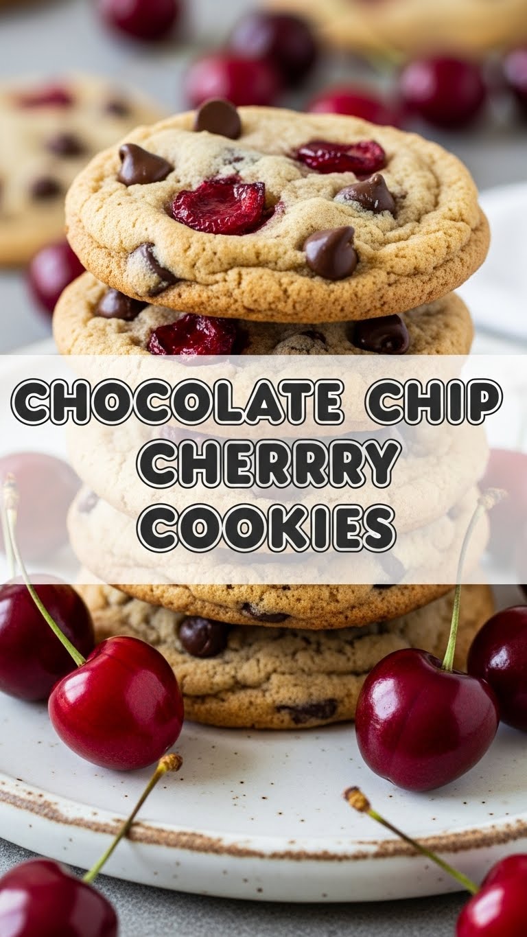 Chocolate Chip Cherry Cookies
