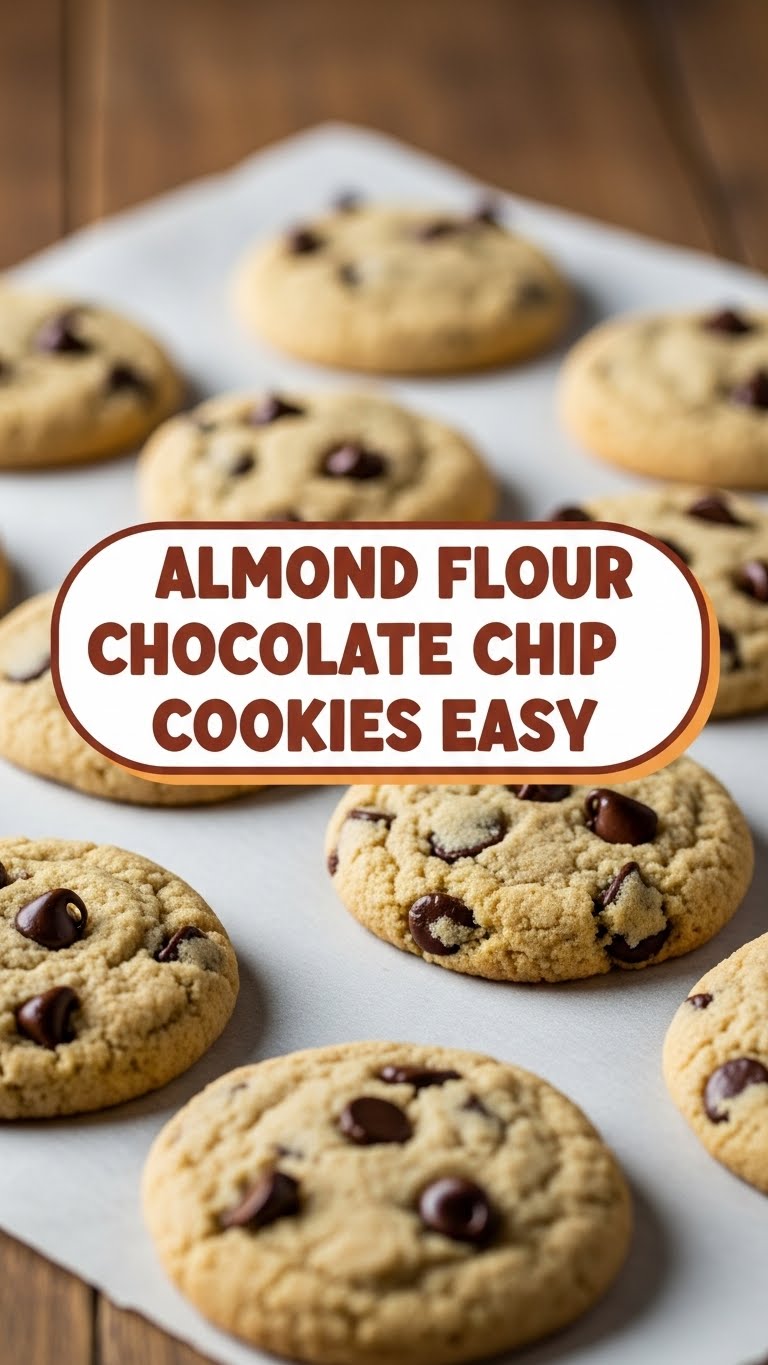 Almond Flour Chocolate Chip Cookies Easy