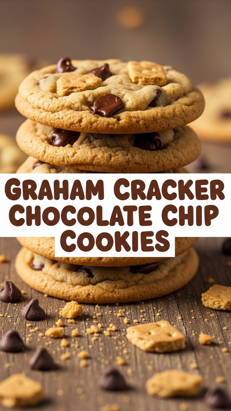 Graham Cracker Chocolate Chip Cookies