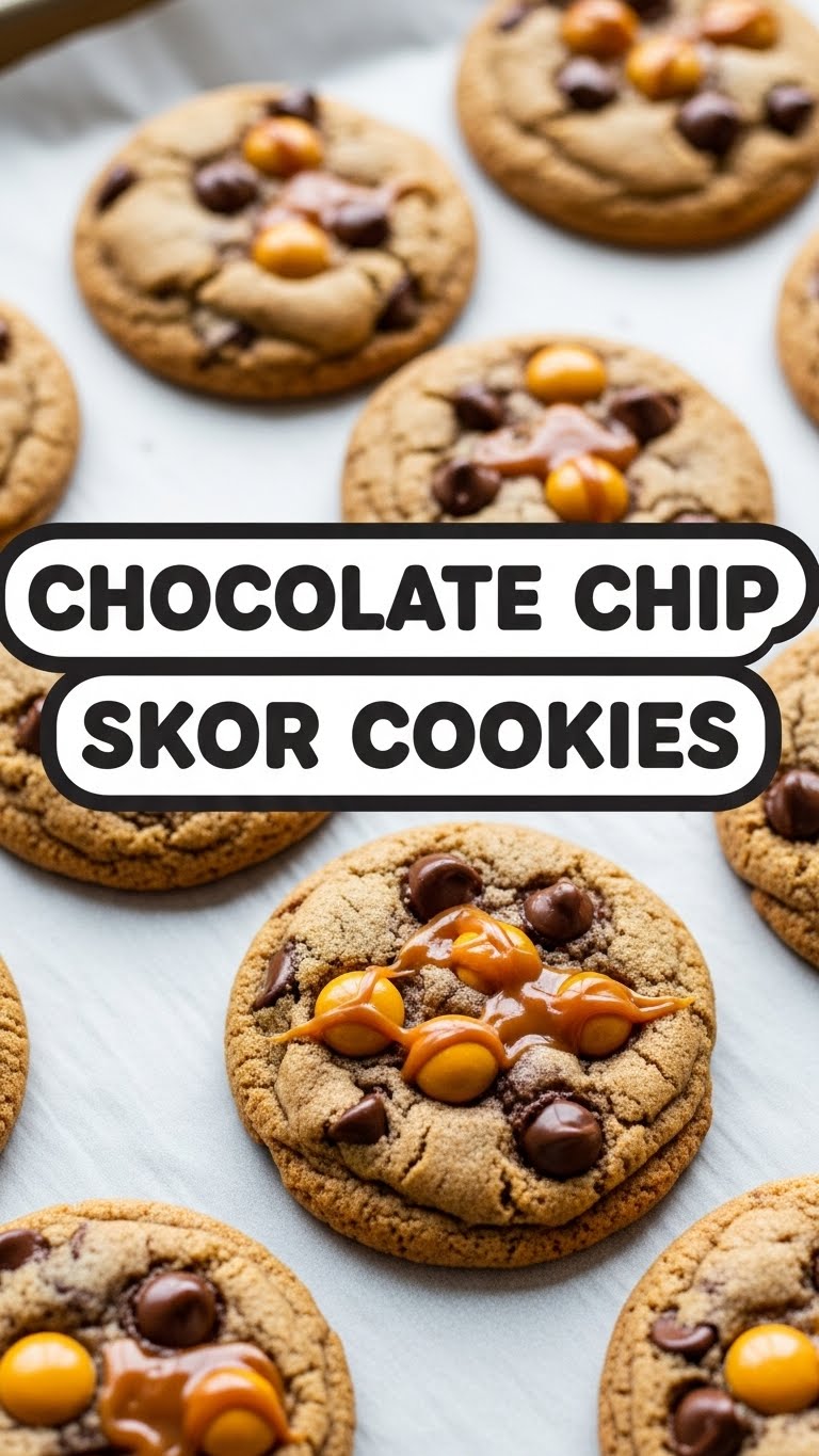 Chocolate Chip Skor Cookies