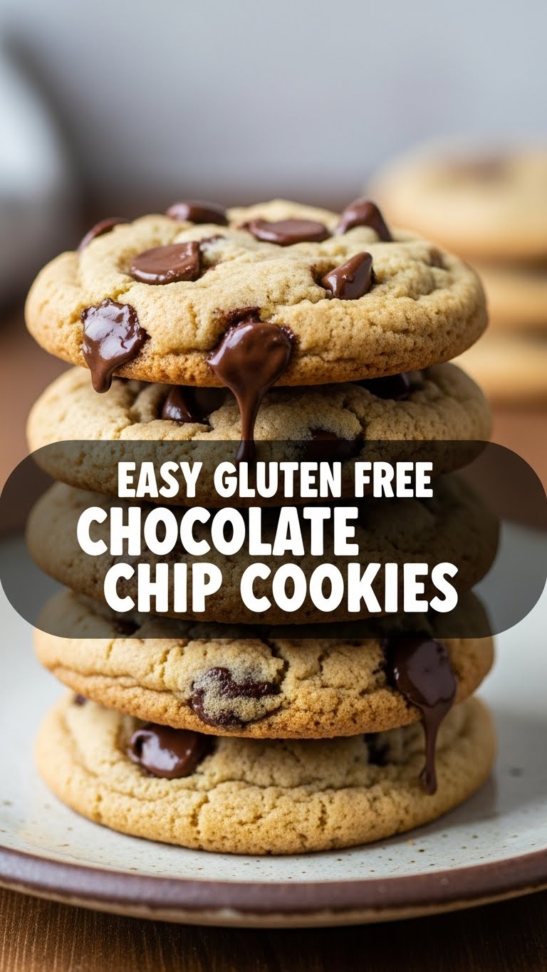 Easy Gluten Free Chocolate Chip Cookies