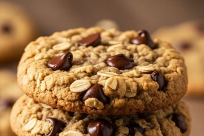 Chocolate Chip Oat Cookies