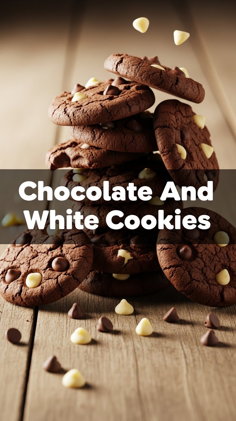 Chocolate And White Chip Cookies