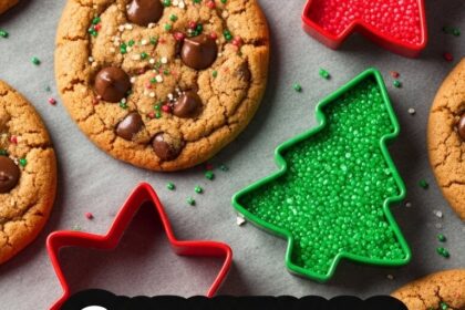 Christmas Chocolate Chip Cookies