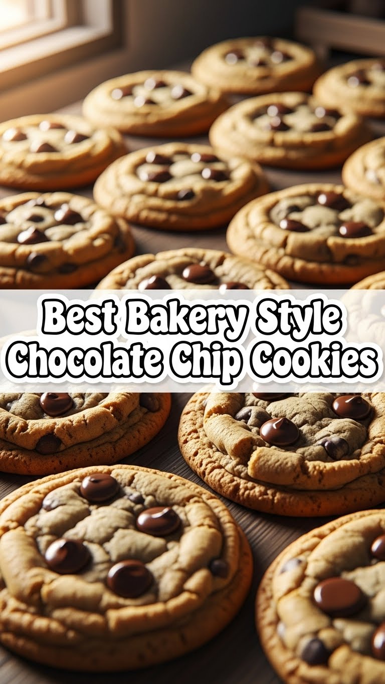 Best Bakery Style Chocolate Chip Cookies