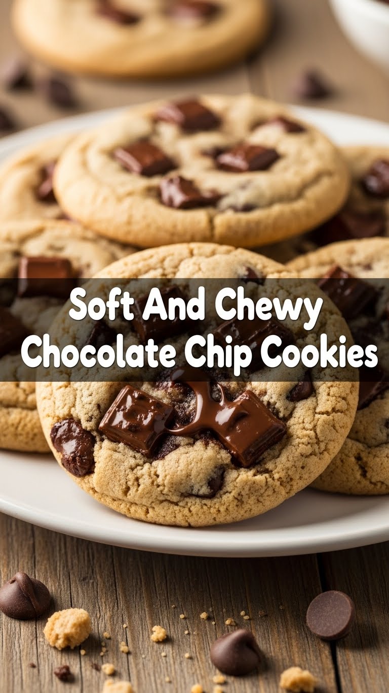 Soft And Chewy Chocolate Chip Cookies