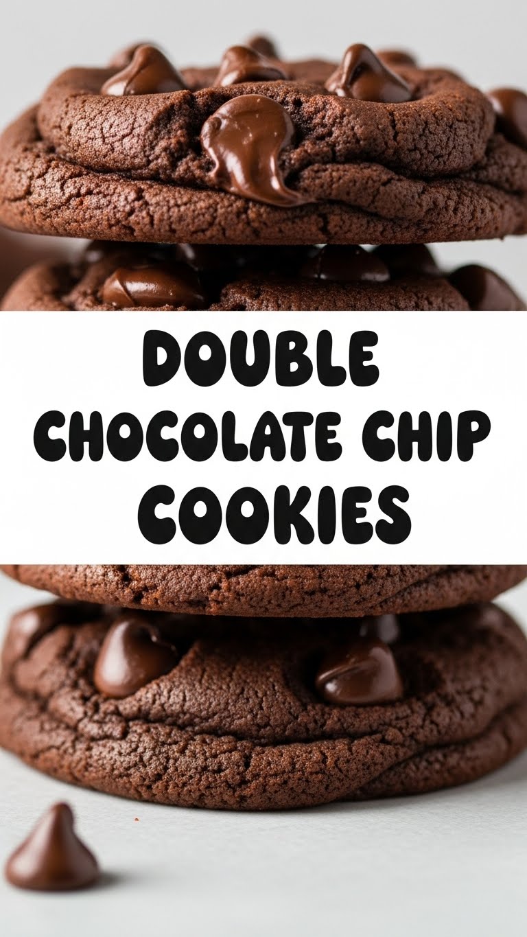 Double Chocolate Chip Cookies