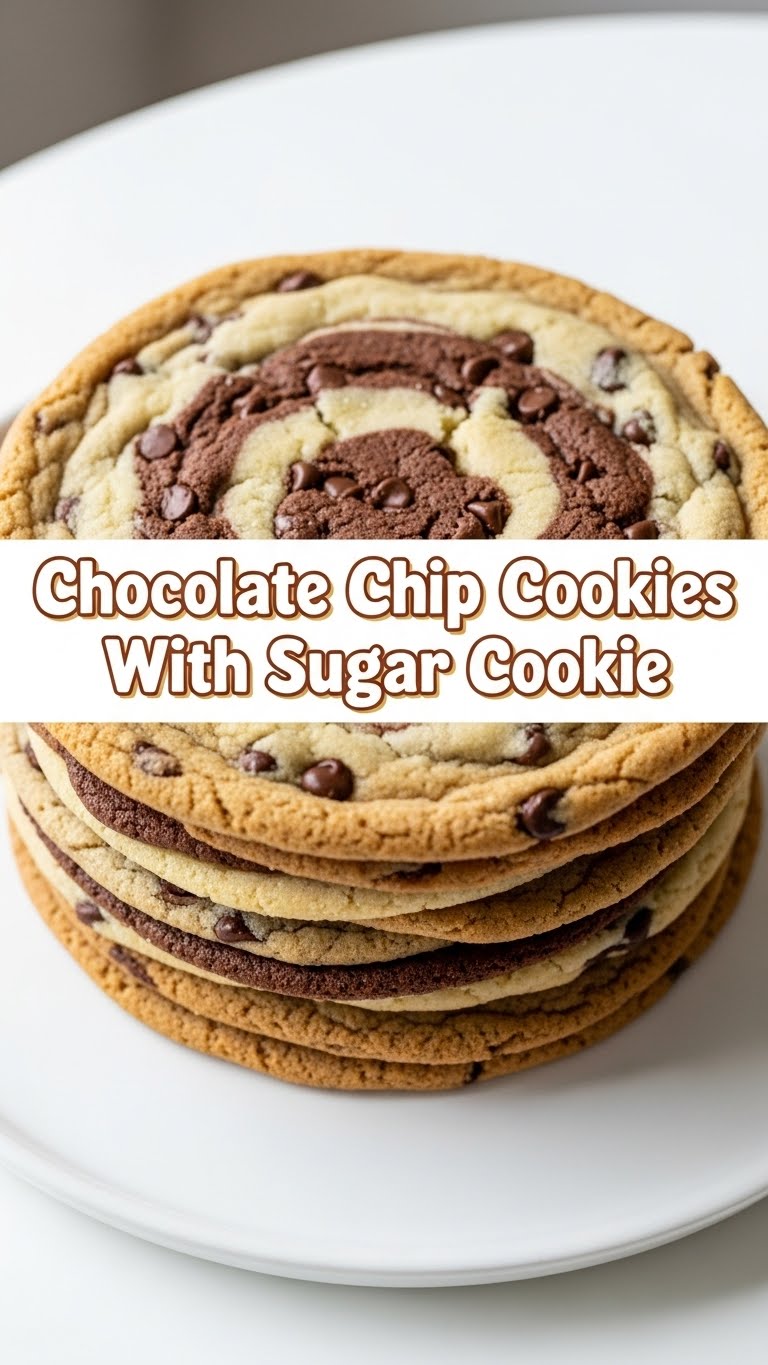 Chocolate Chip Cookies With Sugar Cookie