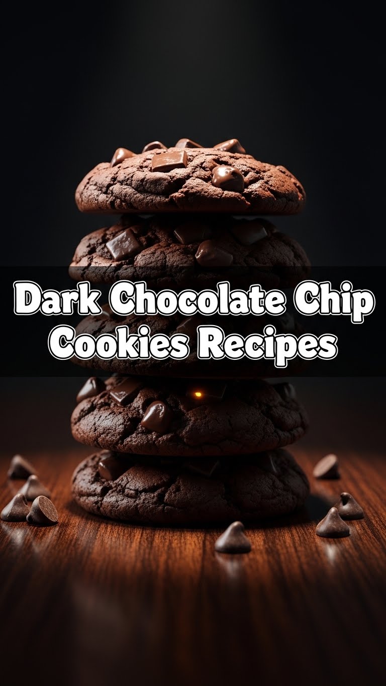 Dark Chocolate Chip Cookies Recipes