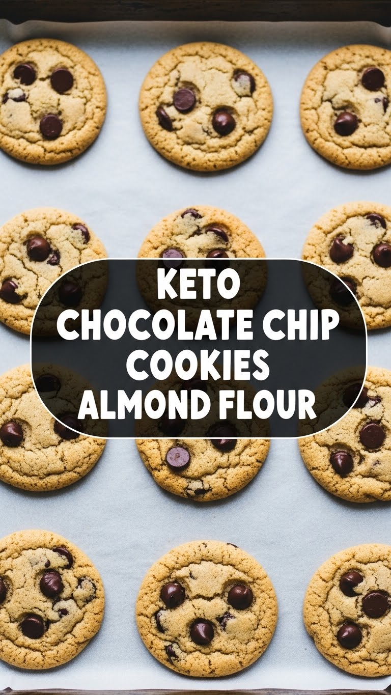 Keto Chocolate Chip Cookies Almond Flour
