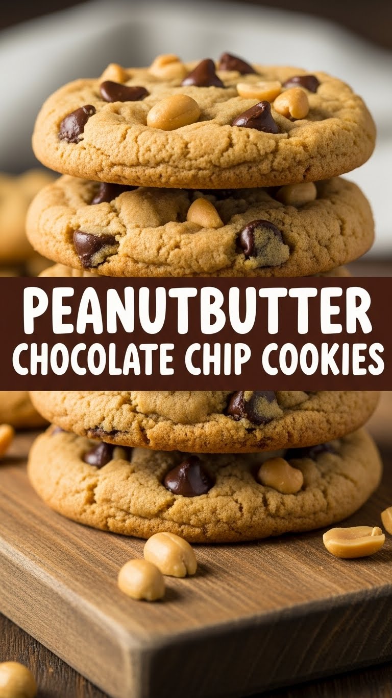 Peanutbutter Chocolate Chip Cookies