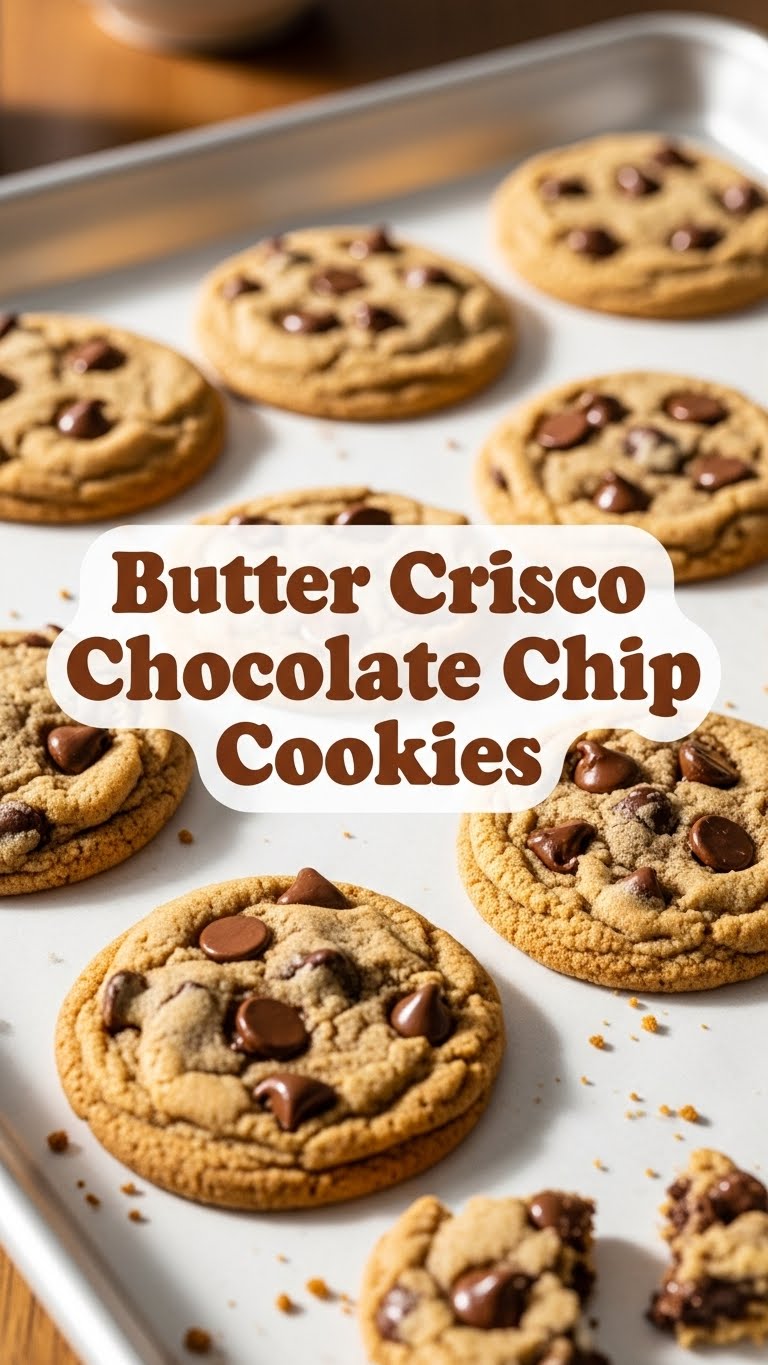Butter Crisco Chocolate Chip Cookies