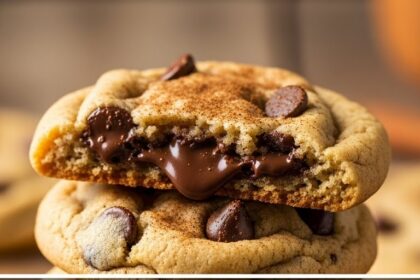 Cinnamon Chocolate Chip Cookies