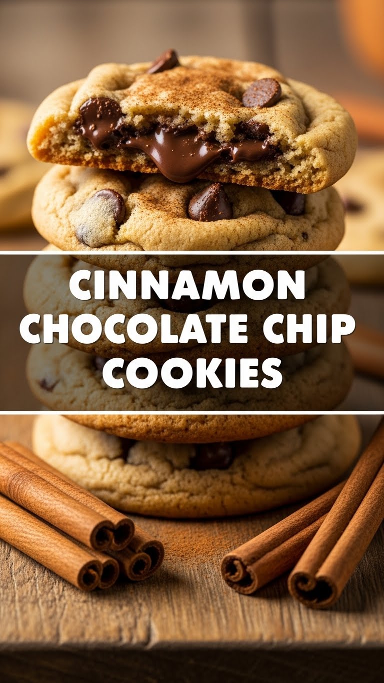 Cinnamon Chocolate Chip Cookies