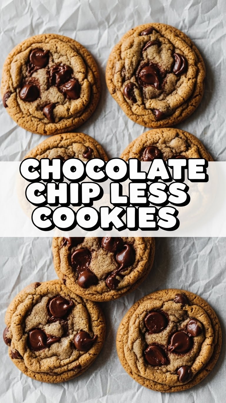 Chocolate Chip Less Cookies