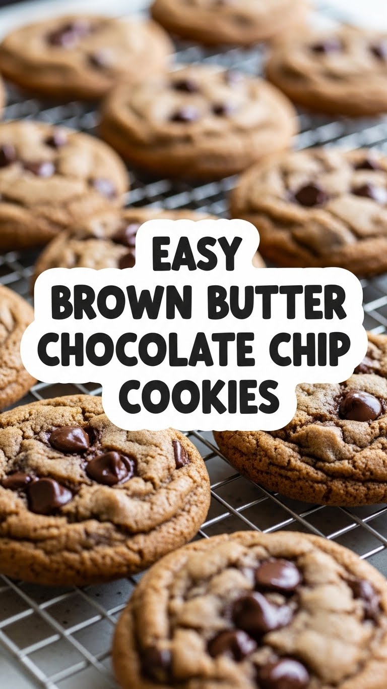 Easy Brown Butter Chocolate Chip Cookies