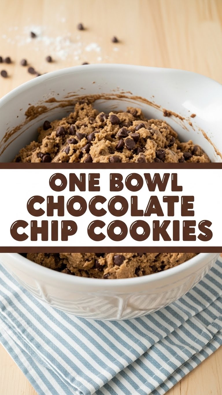 One Bowl Chocolate Chip Cookies