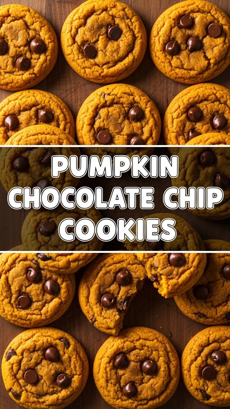 Pumpkin Chocolate Chip Cookies