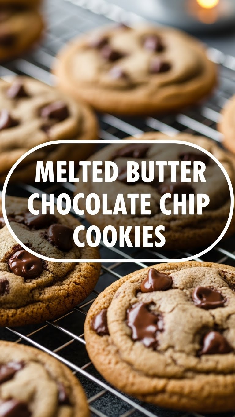 Melted Butter Chocolate Chip Cookies