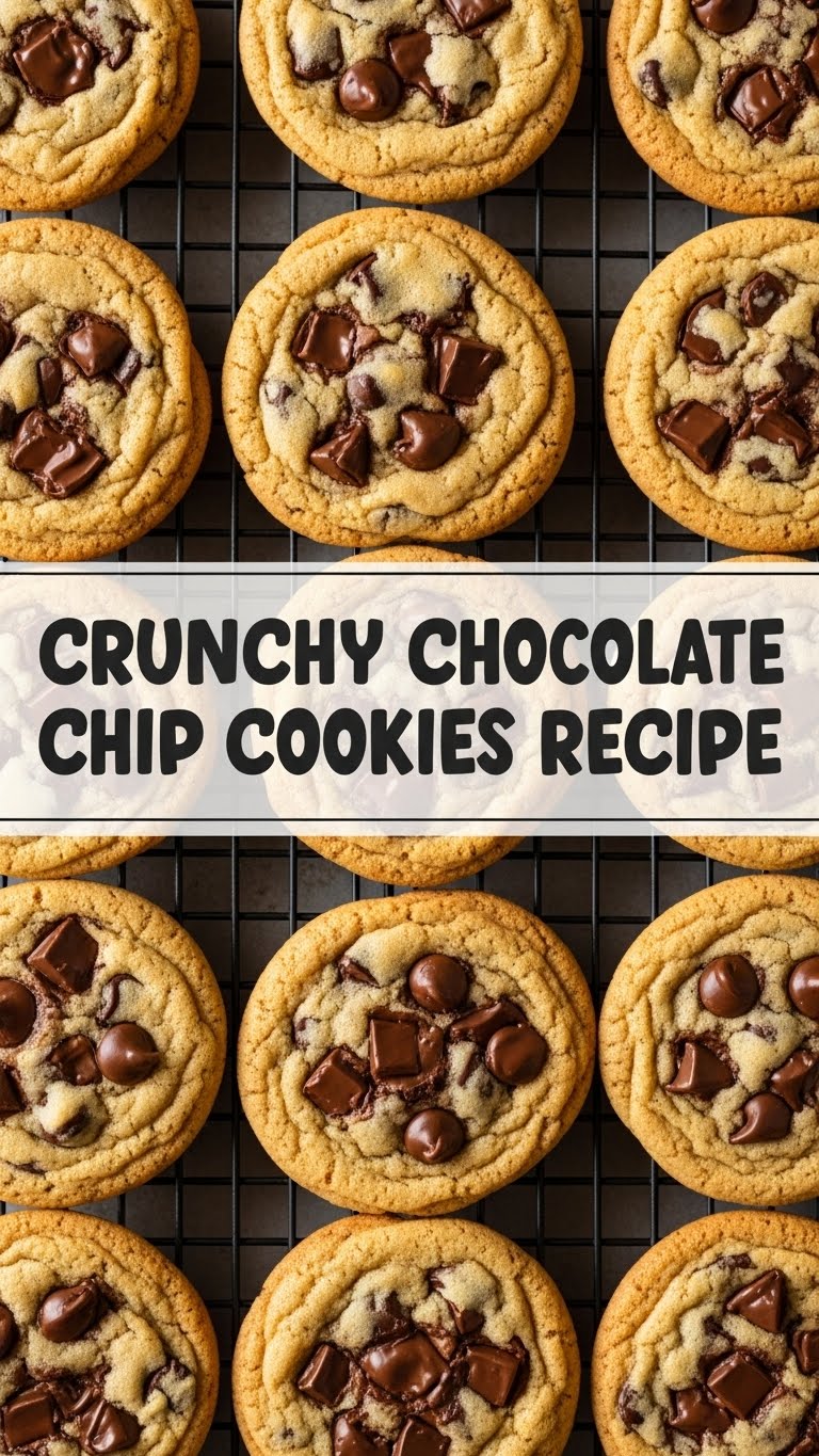 Crunchy Chocolate Chip Cookies Recipe