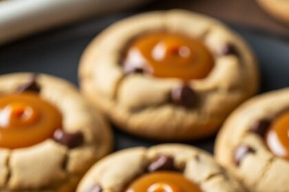Chocolate Chip Caramel Cookies