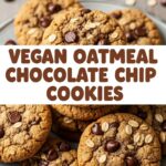 Vegan Oatmeal Chocolate Chip Cookies