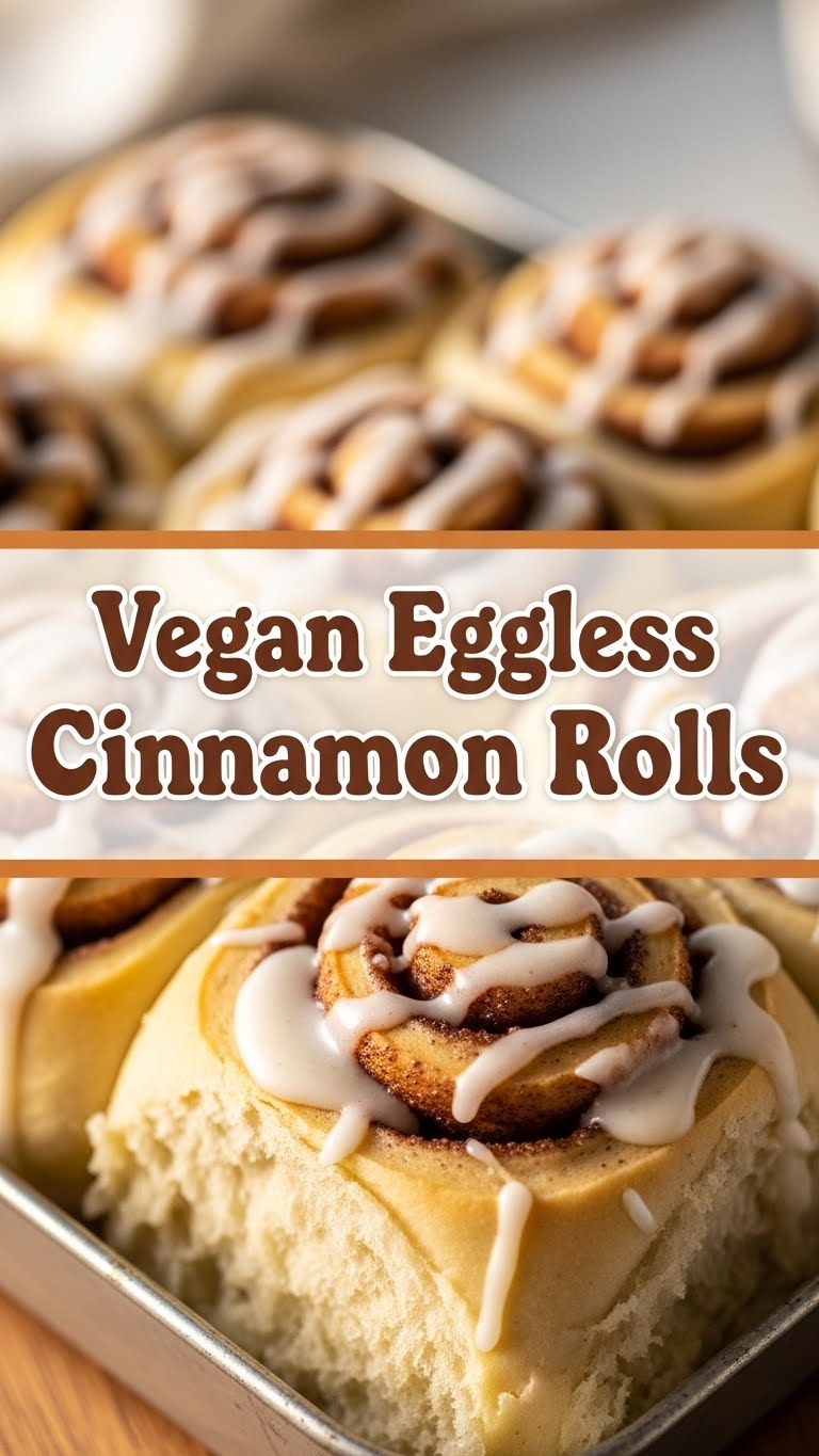 Vegan Eggless Cinnamon Rolls