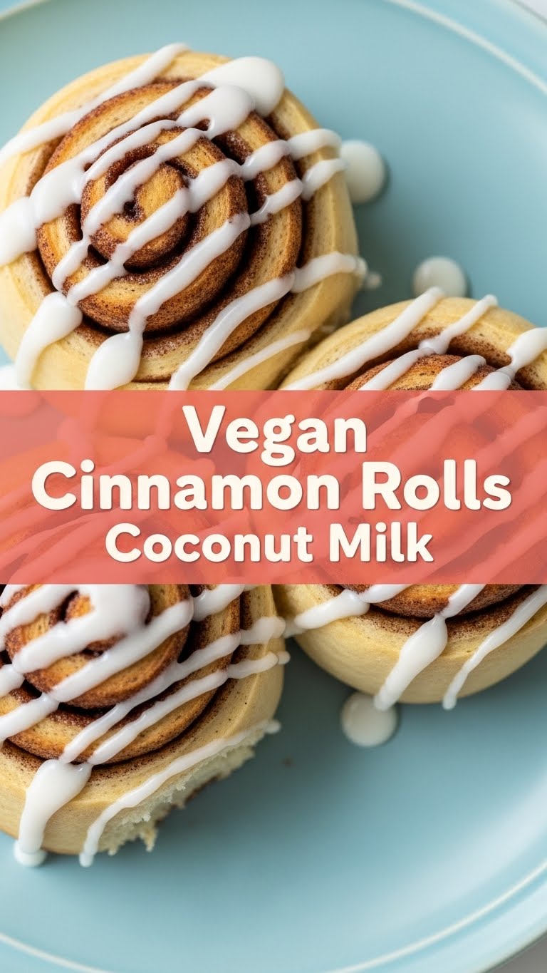 Vegan Cinnamon Rolls Coconut Milk