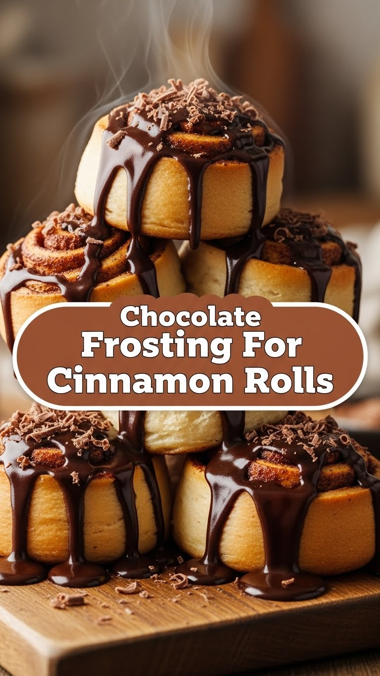 Chocolate Frosting For Cinnamon Rolls