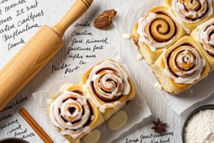 Cinnamon Rolls Recipe Text