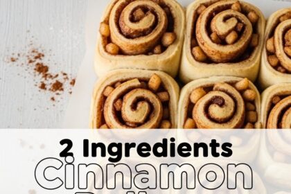 2 Ingredients Cinnamon Rolls And Apple Pie Filling