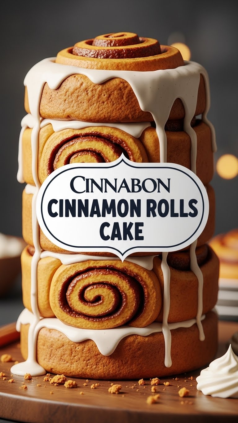 Cinnabon Cinnamon Rolls Cake