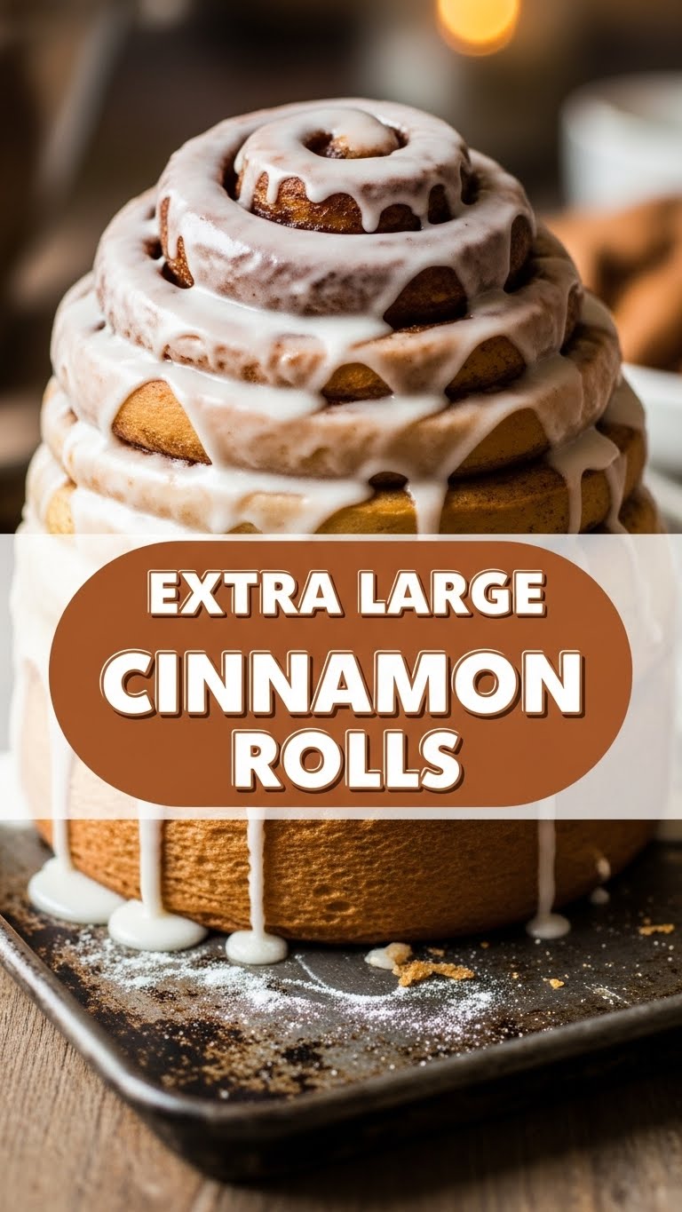 Extra Large Cinnamon Rolls