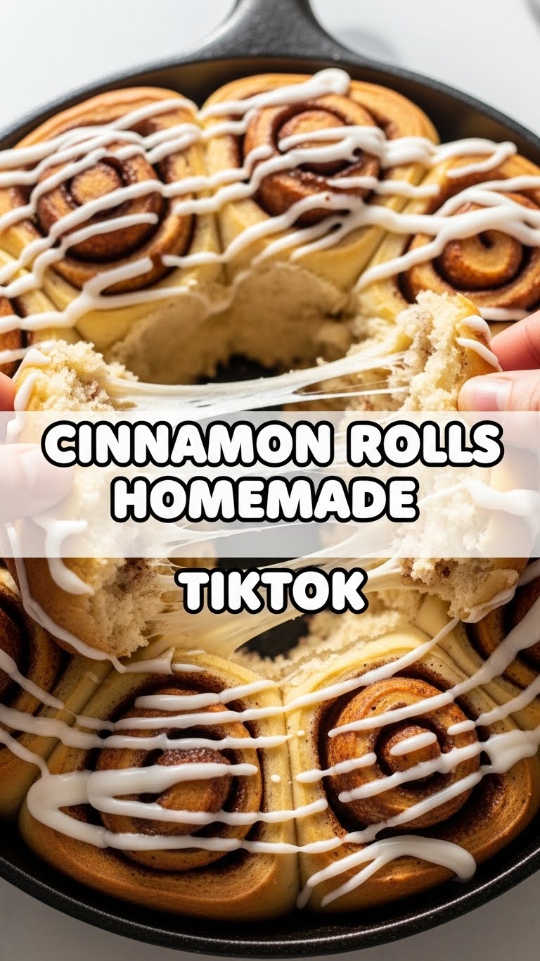 Cinnamon Rolls Homemade Tiktok