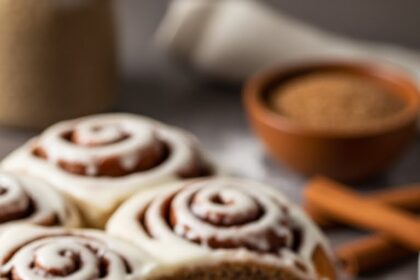 Psyllium Husk Cinnamon Rolls