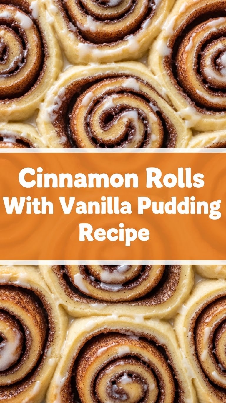Cinnamon Rolls With Vanilla Pudding Recipe
