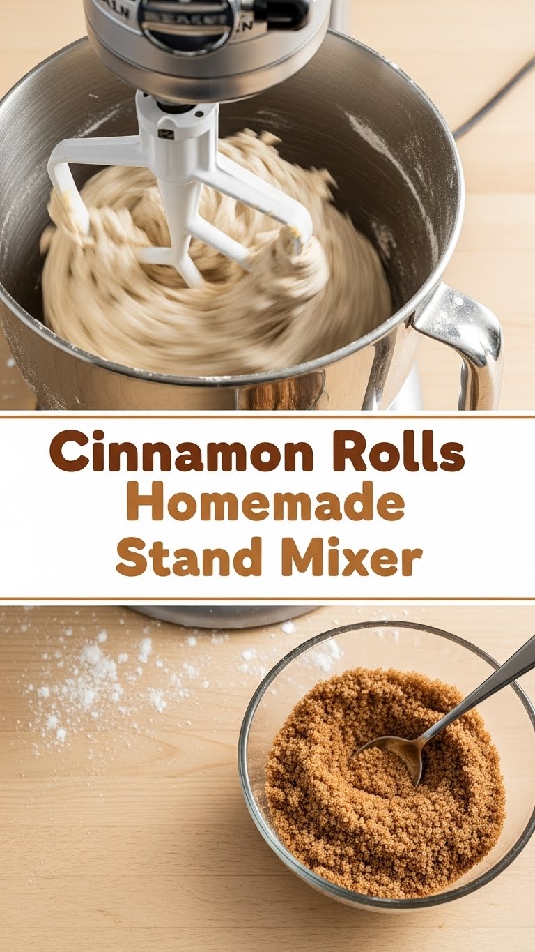Cinnamon Rolls Homemade Stand Mixer