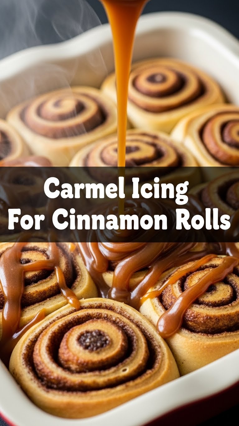 Carmel Icing For Cinnamon Rolls