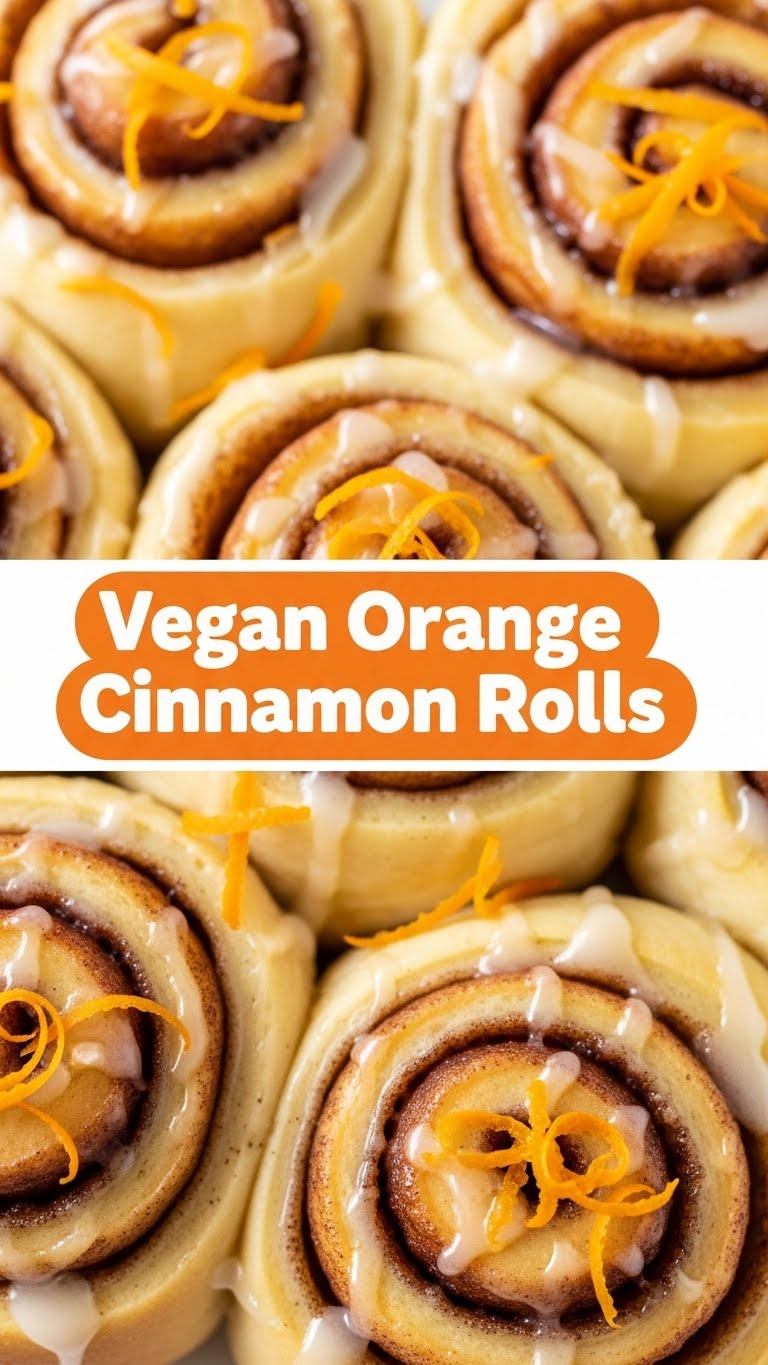 Vegan Orange Cinnamon Rolls