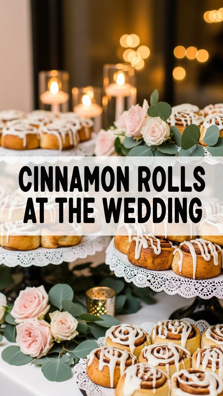 Cinnamon Rolls At Wedding