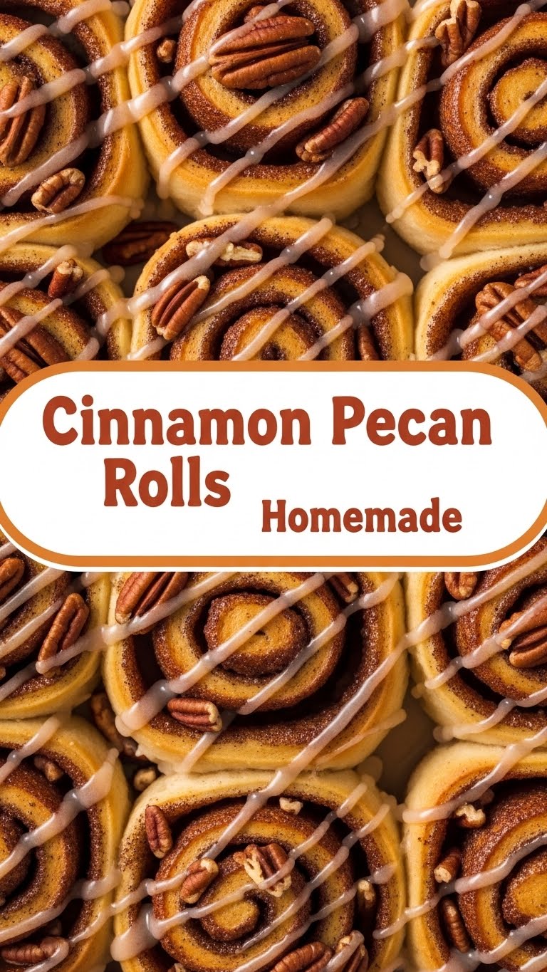 Cinnamon Pecan Rolls Homemade
