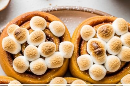 Sweet Potato-Marshmallow Cinnamon Rolls