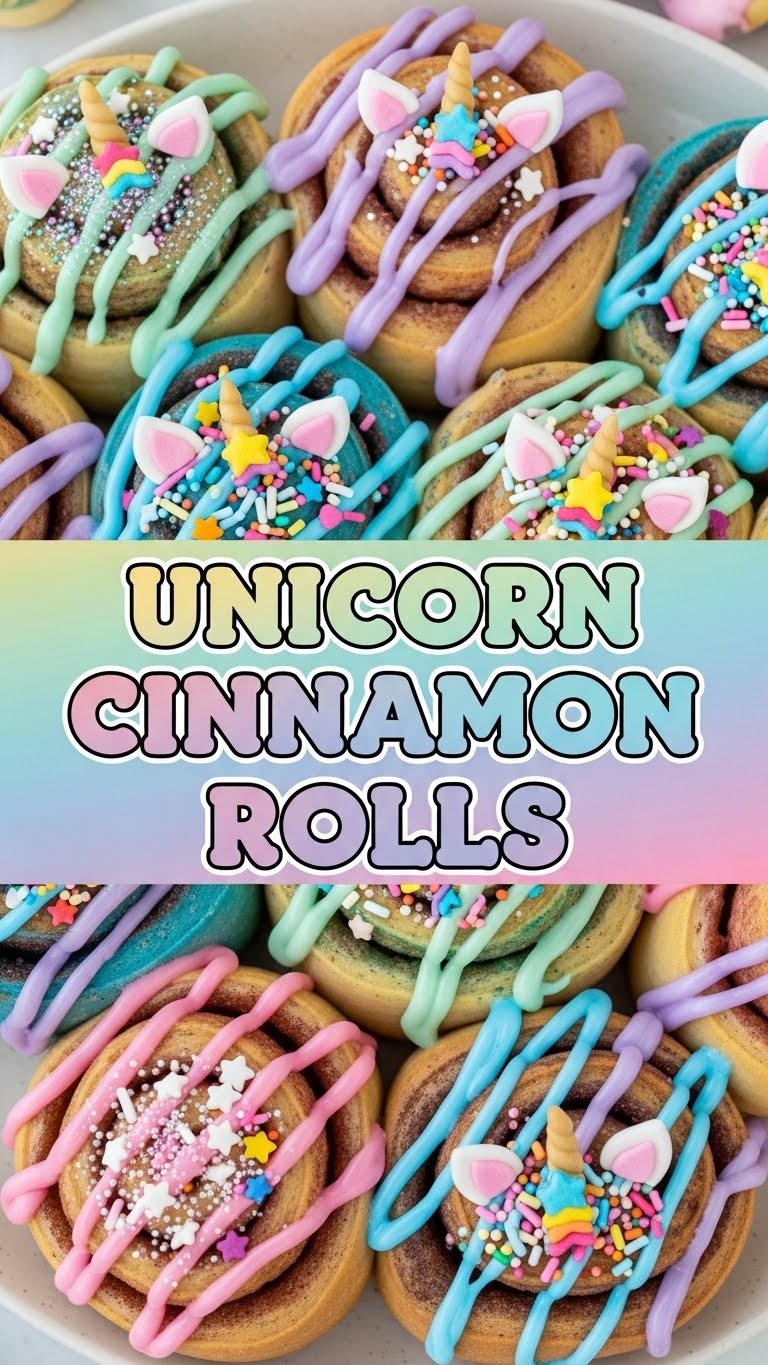 Unicorn Cinnamon Rolls