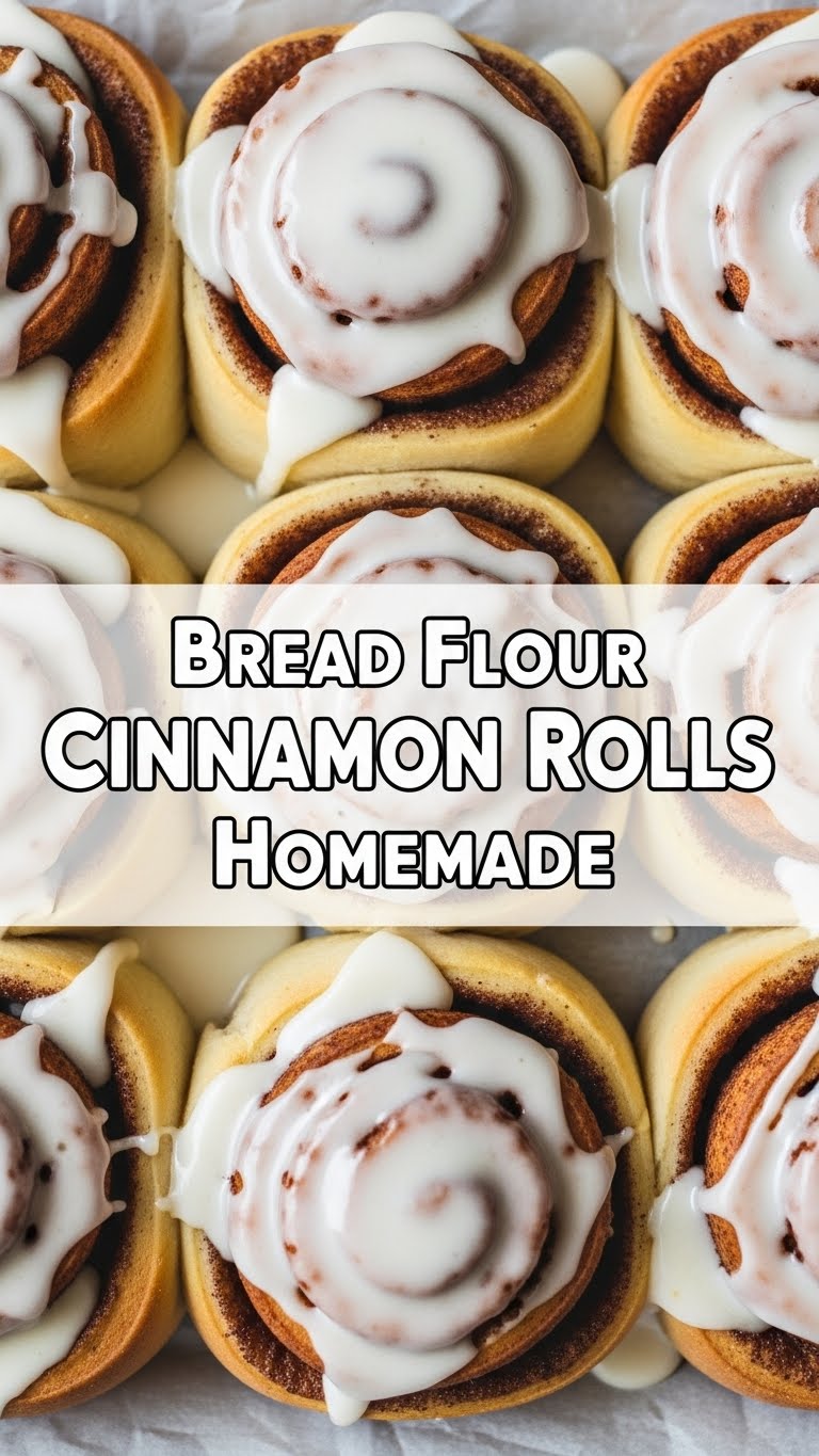 Bread Flour Cinnamon Rolls Homemade