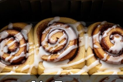 Air Fryer Cinnamon Rolls Homemade