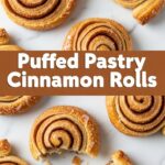 Puffed Pastry Cinnamon Rolls