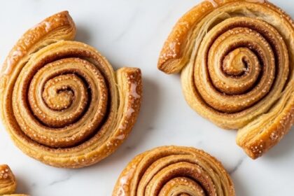 Puffed Pastry Cinnamon Rolls