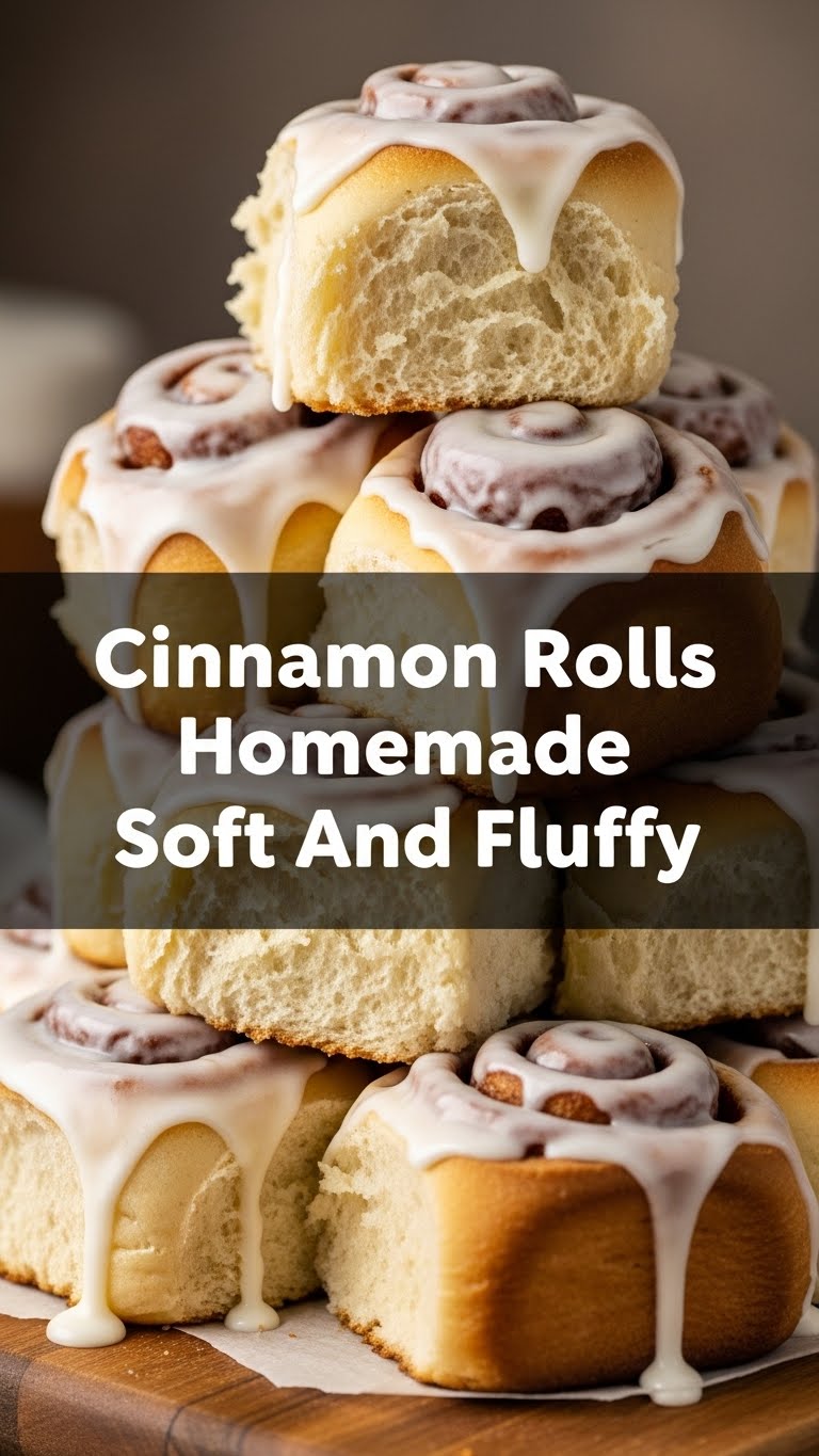 Cinnamon Rolls Homemade Soft And Fluffy