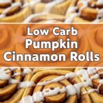 Low Carb Pumpkin Cinnamon Rolls